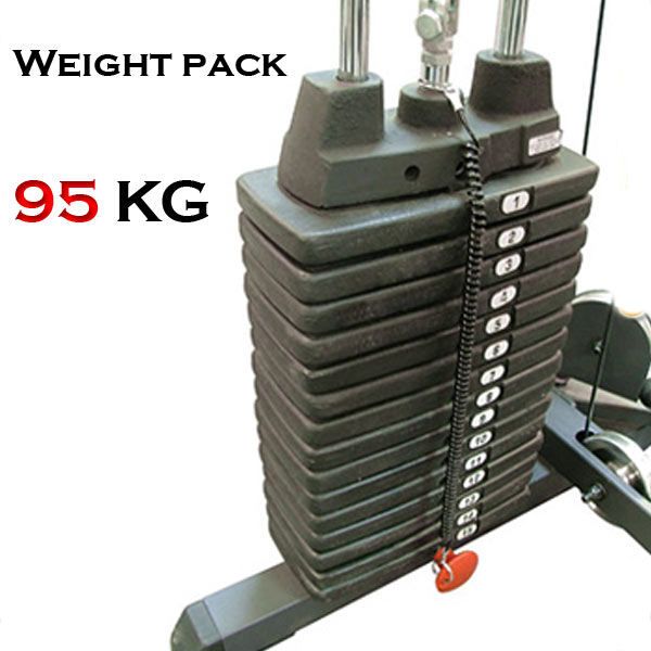 Body-Solid Lat machine GLM84 + pacco pesi Kg 95