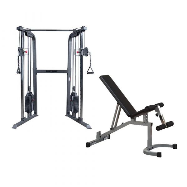 Powerline Cable Cross Functional Trainer PFT100 + Bench 130X