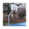 Vivisport Impianto monotubo, installabile basket/minibasket, tabelloni in legno, fissaggio a terra con bussola, struttura smontabile - ART. 4210